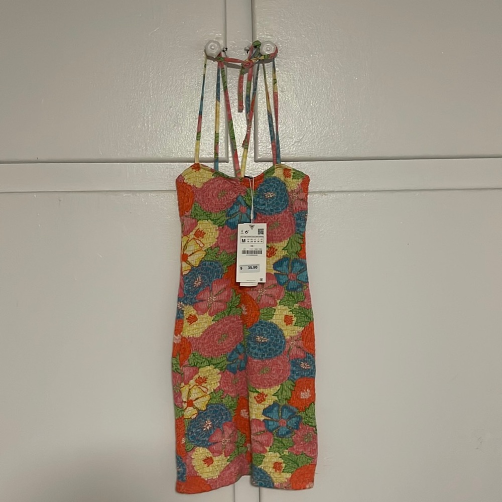 Zara floral dress